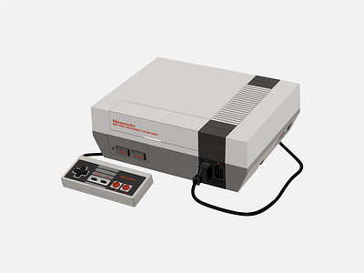 Nintendo NES Illustration illustration nes nintendo