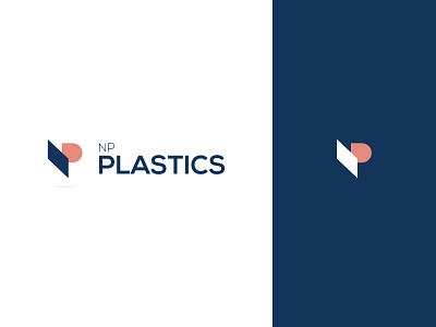 NP Plastics Logo affinity logo logo 2d logotype vector
