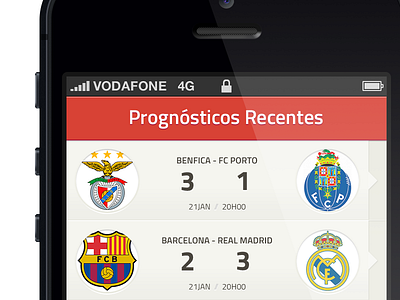 Prognósticos App Home