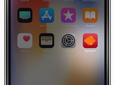 Icon App Bankick 🏦 — Daily UI Challenge #005 app app icon dailyui icon red ui