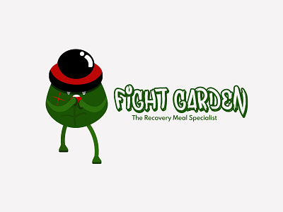 Fight Garden fight garden graphi design green logo