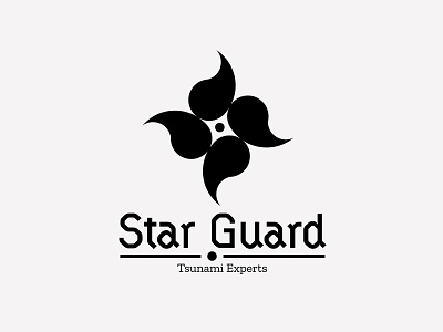 Star Guard branding flat graphic design guard guardians illustrator logo shuriken vector
