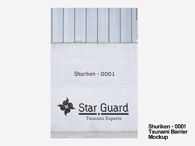 Star Guard Tsunami Wall Mockup