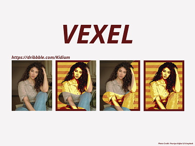 Vexel - Curly Hair 001 flat graphic design illustration vector