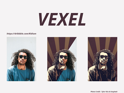 Vexel - Curly Hair 002 graphic design illustration illustrator vector