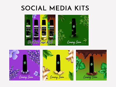 Social Media Kit - Product Teaser branding flat graphic design illustration illustrator product social media socialmediakit teaser vector