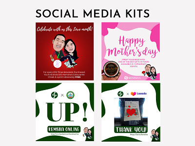 Social Media Kit - Promotional Material branding design flat graphic design illustration illustrator marketing promotional vector