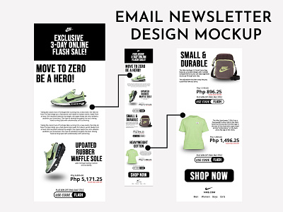 Email Mockups banner branding email graphic design newsletter
