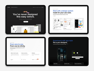 Stage Landing Page