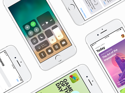 iOS 11 GUI — Already for you! 11 apple free freebie gui ios ios11 ui kit uikit