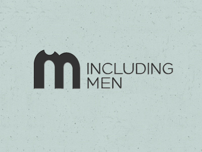Including Men identity logo marque