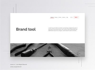 Hero: Landing page UI hero landing page luis miguel basurto product design ui ui challenge ui design uraoz uraoz ux uraoz.ux user interface visual design web design