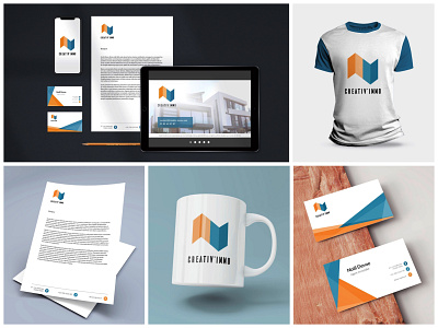 Logo, stationery and pop material design