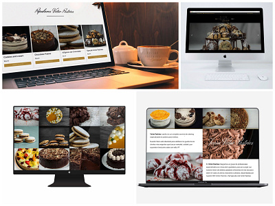Design and development of Ecommerce website with Masonry Gallery design ecommerce pastry shop photoshop web wordpress work xd