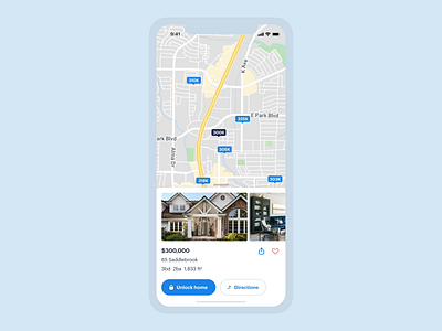 In-app navigation | Opendoor app app card cards design home interaction ios listing map maps mobile mobile app modal navigation opendoor product design real estate search ui ux