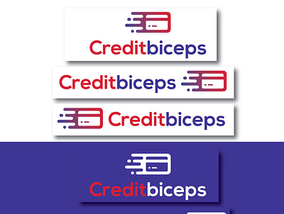 Creditbiceps logo branding business colorful corporate creative graphic design logo minimalist modern n