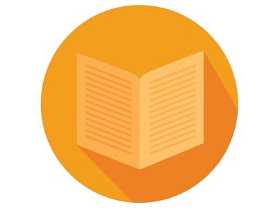 Flat Book Icon