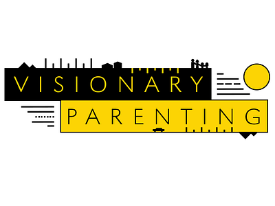 Visionary Parenting lines parenting ruler typography visionary yellow