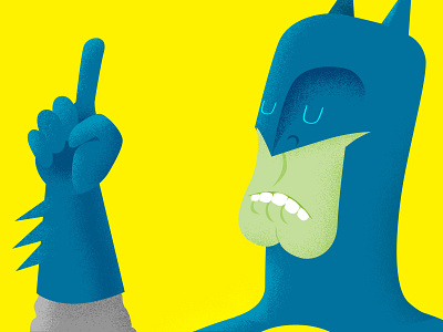 Batsnob batman character illustration