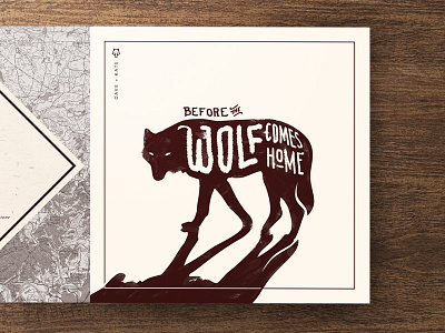 New Album - Dave and Kate | Before the Wolf Comes Home acoustic album cd cover dave folk illustration kate music print vinyl wolf