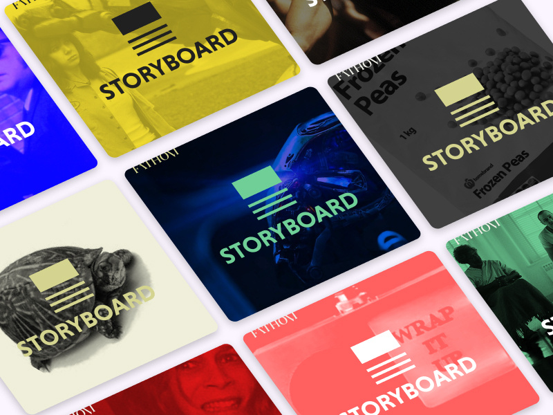 Storyboard Podcast Branding for Fathom Magazine branding icon logo branding and identity podcast art podcast storyboard fathom