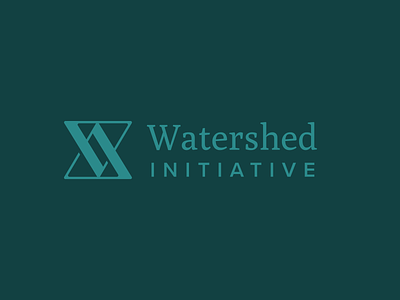 Watershed Wordmark branding icon logo logotype typography vector wordmark