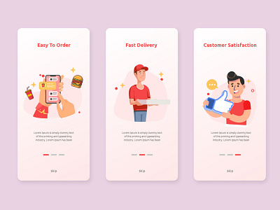 App Onboarding Screens | App Design appdesign follow me forsale hireme likeforlike mobile ui onboarding ui popular design screens trending ui webdesign