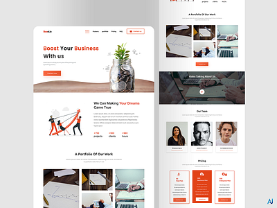 Business Website Homepage