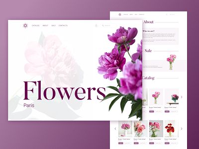 Online Shop of Flowers