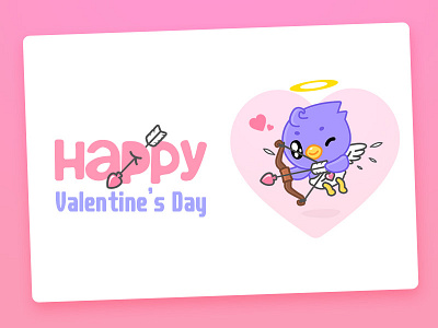 Happy Valentine's Day cupid cute day love valentine