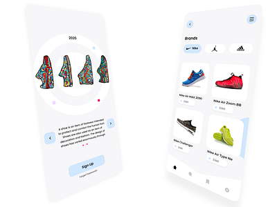 Shoes App Design