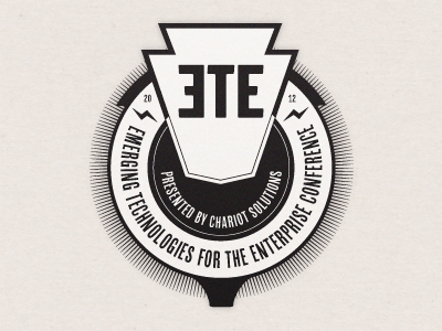 Philly ETE Conference Shirt Logo badge logo logotype symbol