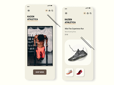 Sporting & Athleisure online app android app app app design design interface ios app nike sneaker store app sneakers ui ui design user experience design ux uxui