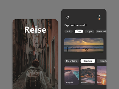 Travel App UI