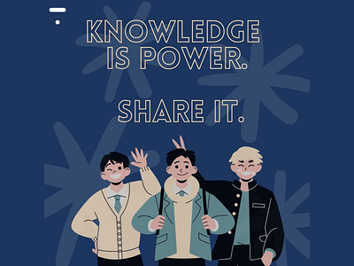 Knowledge is Power, Share it