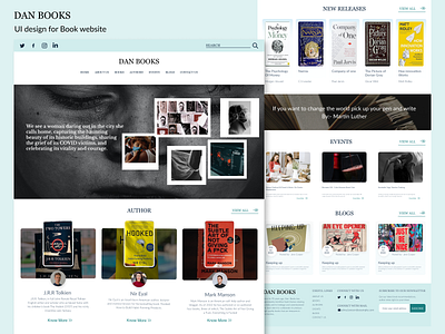 DAN BOOKS books design figma ui ui design userinterface websitedesign