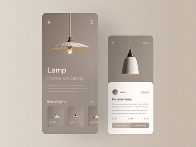 Lamps UI design icon ui ux