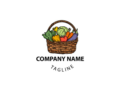 farm illustration logo