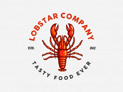 Lobster Illustration logo logo lobster