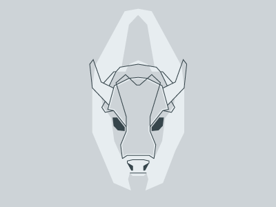 Buffalo buffalo icon illustration