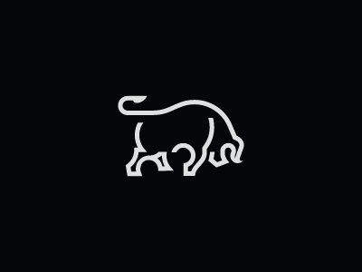 Bull bull icon illustration logo