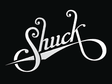 Shuck Logotype Round 2 logotype oysters shuck type