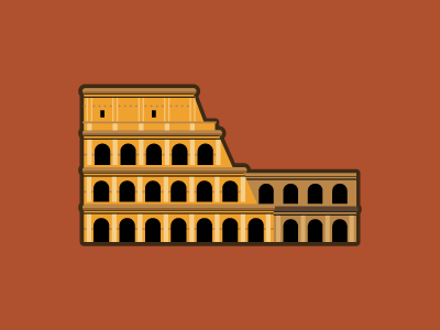 Colosseum by Marshall Meier on Dribbble