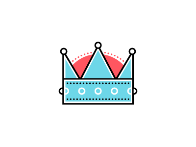 Crown mark crown icon identity illustration