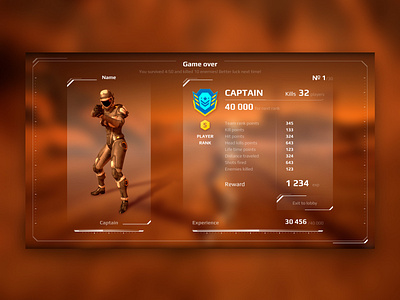 UI design for a third person action game action design futuristic game game asset graphic design sci fi sci fi ui ui ux uidesign uidesigner ux