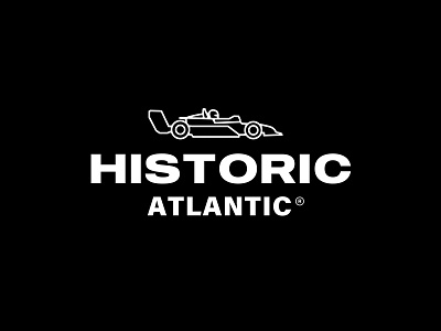 Historic Atlantic branding design illustration logo