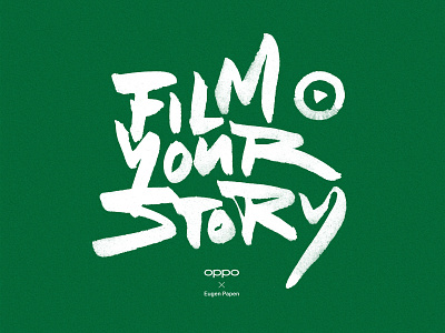 Film Your Story calligraphy design lettering t shirt type