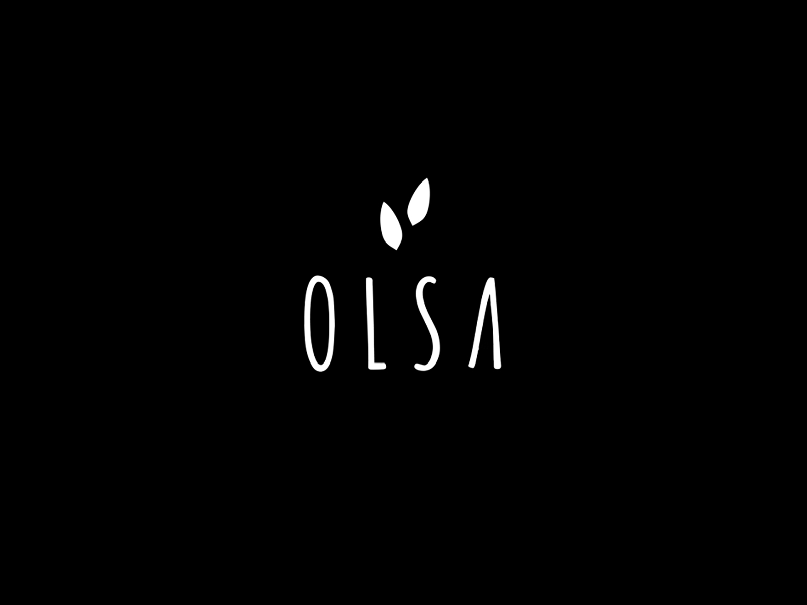 Olsa Logo branding design lettering type vector