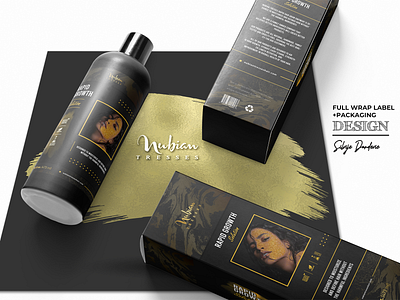 Full wrap label and packaging design