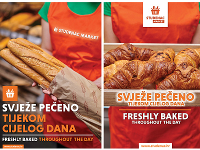 B1 Poster for freshly baked bread campaign brand design brand identity poster design visual identity